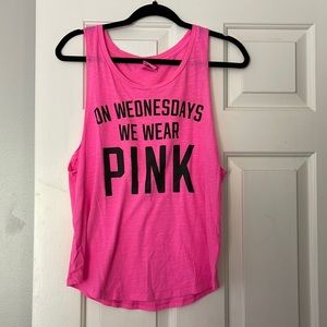 VICTORIA’S SECRET PINK MEAN GIRLS WEDNESDAYS TANK TOP